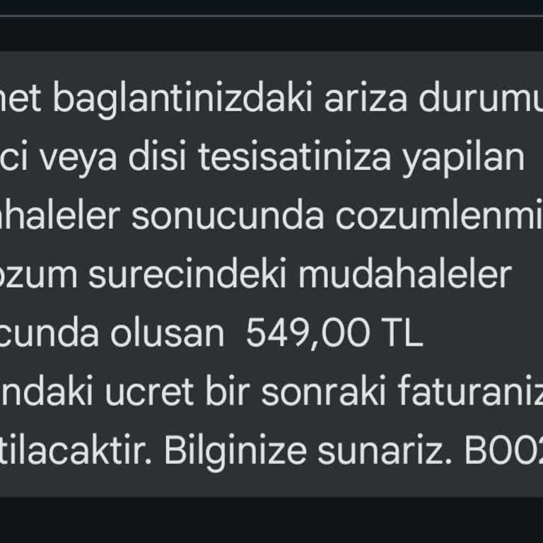 Habersiz Ek Ücret: Teknik Destek Aldım mı?