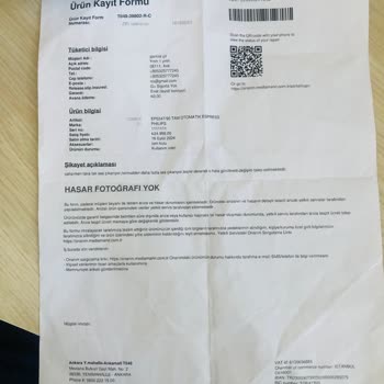 Arızalı Espresso Makinesi İçin Çözüm Bekliyoruz