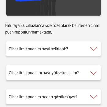 Vodafone Puan Güncellenmiyor, Cihaz Alamıyorum