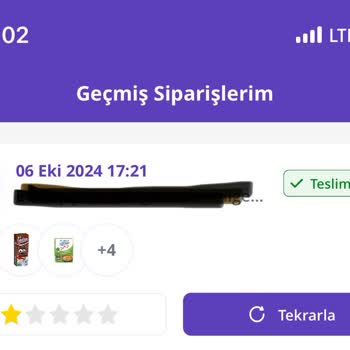 Getir'den Aldığım Ürünün İadesinde Sorun Yaşıyorum