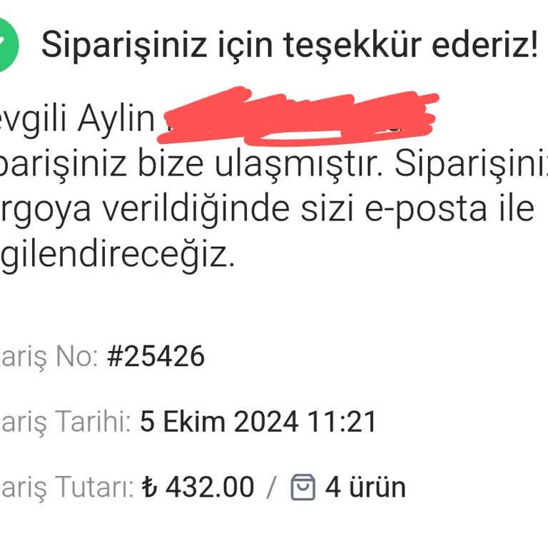 Teslim Edilmeyen Ürünler ve İletişim Sorunu