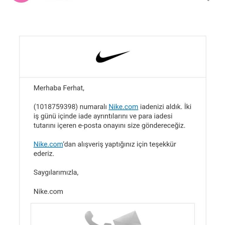 Nike'dan Alınan Ayakkabının İade Sürecindeki Sorunlar