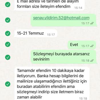 Rezervasyon İptali Sonrası İade Sorunu