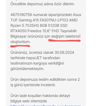 Yanlış İşlem ve İlgisizlik Nedeniyle Mağduriyet Yaşadım