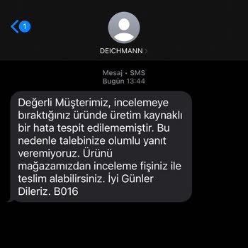 Deichmann'dan Aldığım Ayakkabıda Taban Çökmesi Sorunu