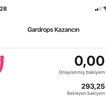 Gardrops Hesabımda Ödeme Sorunu ve Gecikmeler