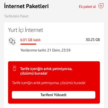 Vodafone'un Yetersiz İnternet Paketleri Müşteri Kaybına Yol Açıyor