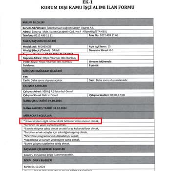 İBB Kariyer'de Şeffaflık Eksikliği