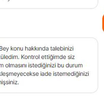 Değişim Talebine Rağmen İade Edilen Ürün