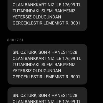 İzinsiz Para Çekimi Şikayeti
