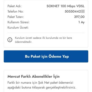 Kurulum Ücreti ve Sabit Fiyat Sorunu