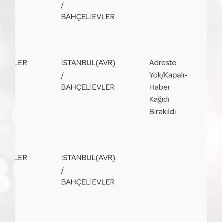 PTT Kargo Teslimat Sorunu