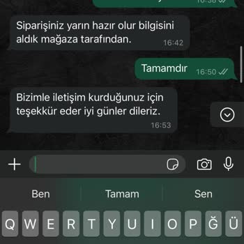 Sipariş Teslimatında Beklenmedik Gecikme ve İletişim Sorunları