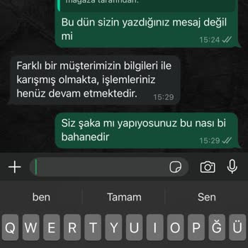 Sipariş Teslimatında Beklenmedik Gecikme ve İletişim Sorunları