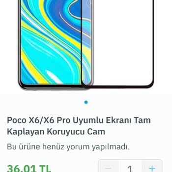 Yanlış Ürün Uyum Sorunu: Poco X6 Pro Kırılmaz Cam