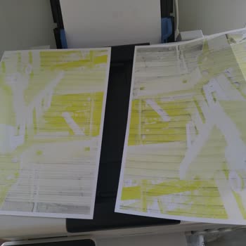 Canon Maxify GX6040 from Media Markt Only Prints in Yellow