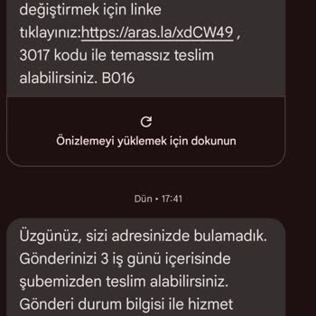 Yanlış Teslimat ve İletişim Eksikliği: Aras Kargo Nevşehir Şubesi