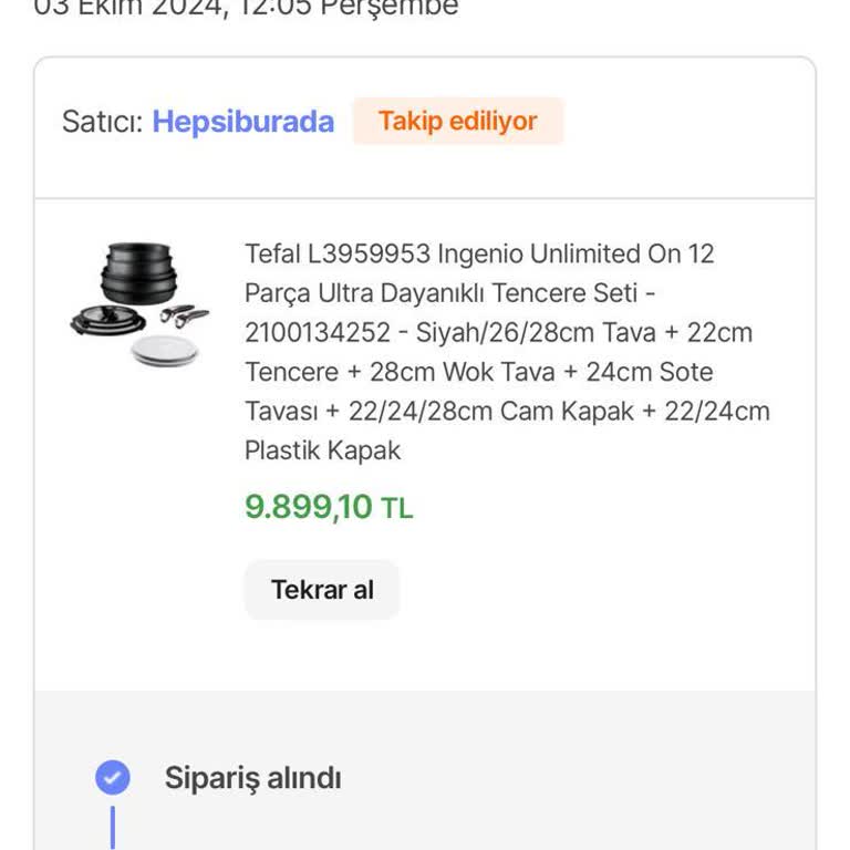Teslim Edilmeyen Sipariş ve Yetersiz Müşteri Hizmetleri