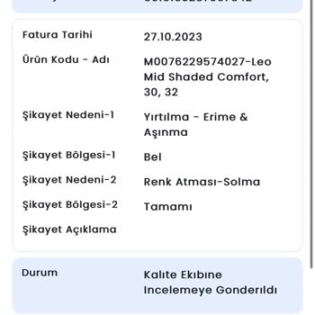 Mavi'nin Müşteri Memnuniyetsizliği