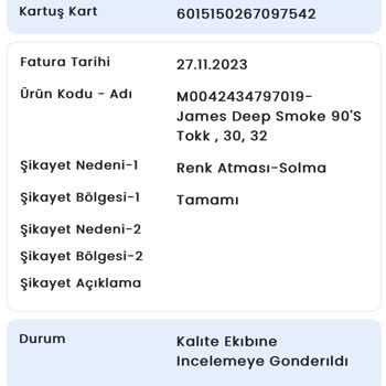 Mavi'nin Müşteri Memnuniyetsizliği