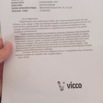 Vicco Ayakkabılarda Garanti Sorunu ve Mağaza İlgisizliği
