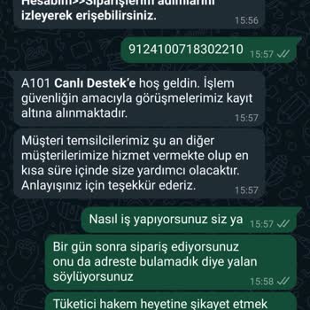 A101 Kapıda Uygulamasıyla Teslimat Sorunları