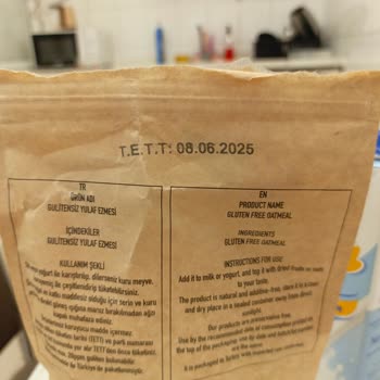 Glutensiz Yulaf Ezmesinde Böcek Şoku