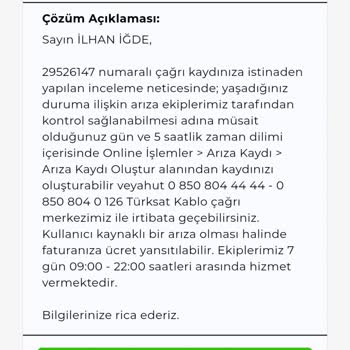 Kablo Net ve Kablo TV Hizmetinde Sürekli Sorunlar ve Çözüm Eksikliği