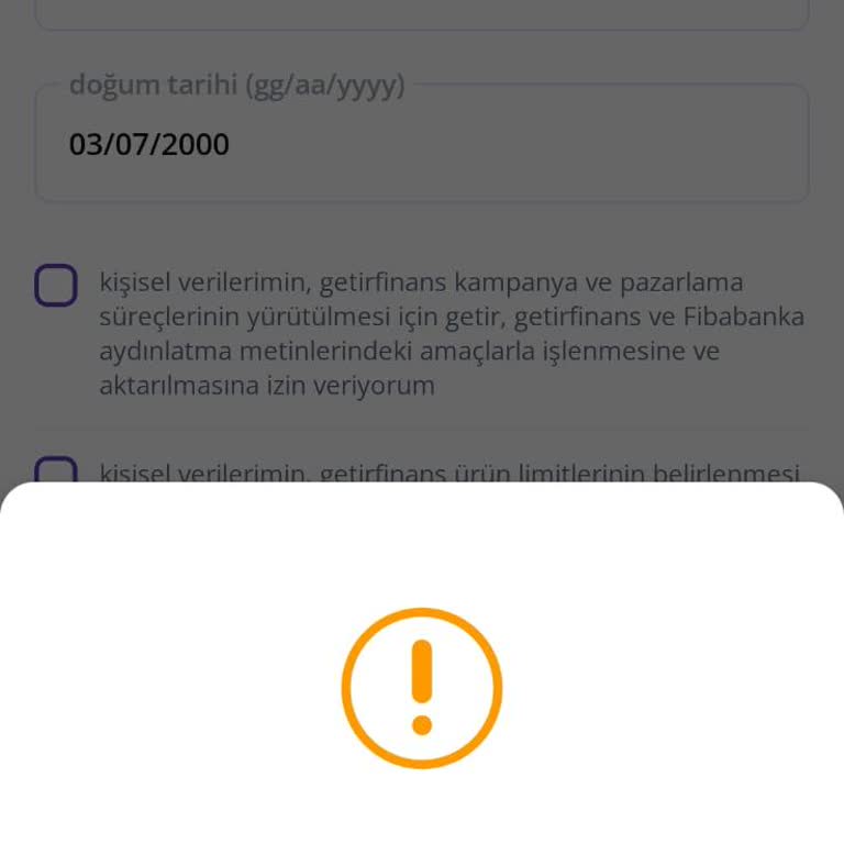 Getirfinans Kayıt Sorunu ve Ulaşılmaz Müşteri Hizmetleri