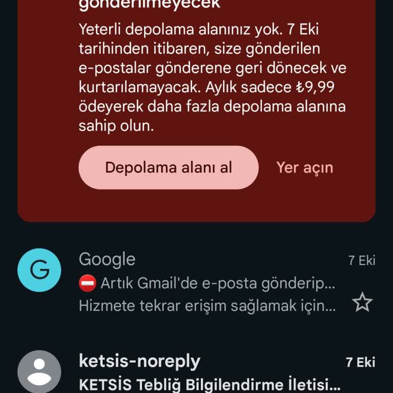 Gmail Ücretlendirmesi Hakkında Endişeler