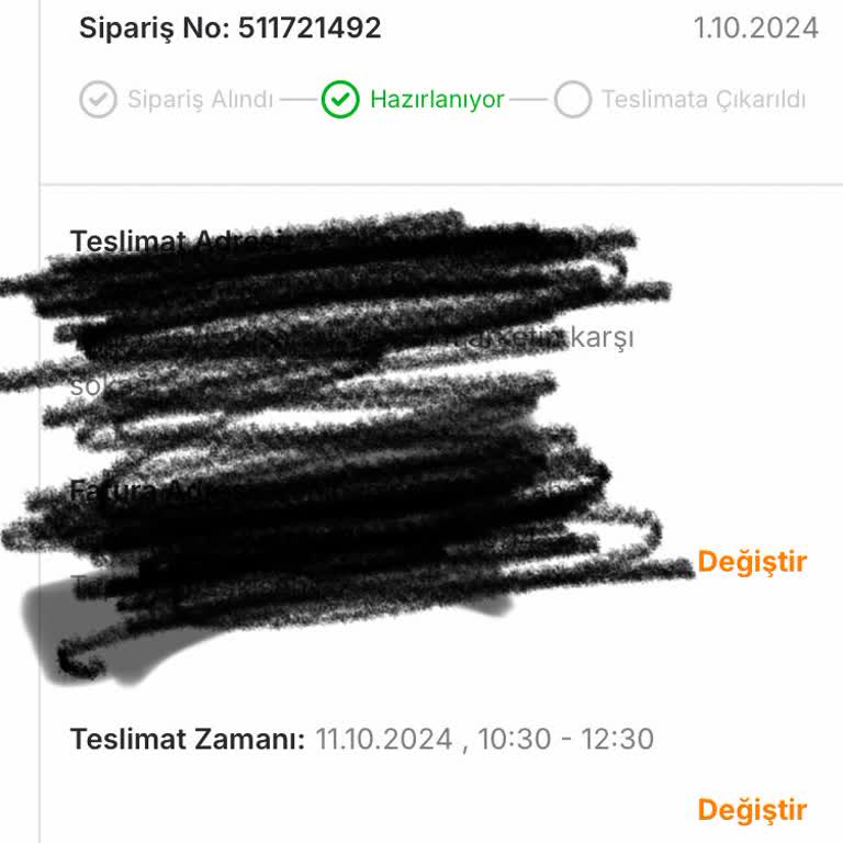 Sürekli Ertelenen Sipariş ve Yetersiz Müşteri Hizmeti