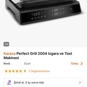 Karaca Tost Makinesi Hayal Kırıklığı