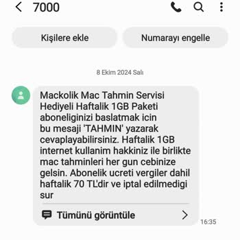 Vodafone'dan İstenmeyen SMS ve Sim Menü Bildirimleri Sorunu