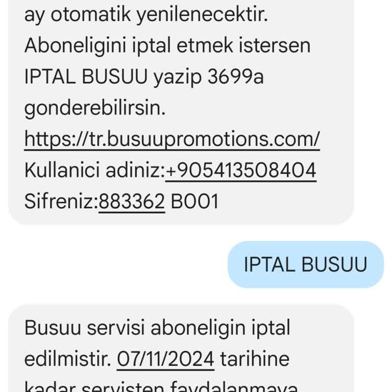 Kullanılmayan Servis İçin Haksız Ücretlendirme