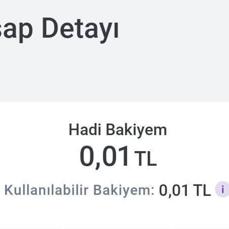 Hesap Silme Sürecinde 1 Kuruş Engeli