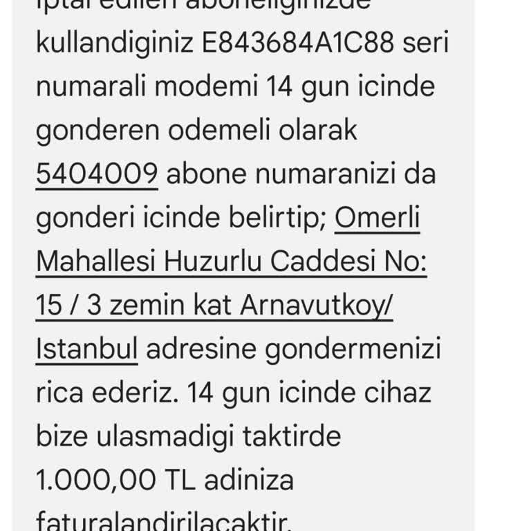 İptal Sürecinde Yaşanan Zorluklar ve Kargo Ücreti Sorunu