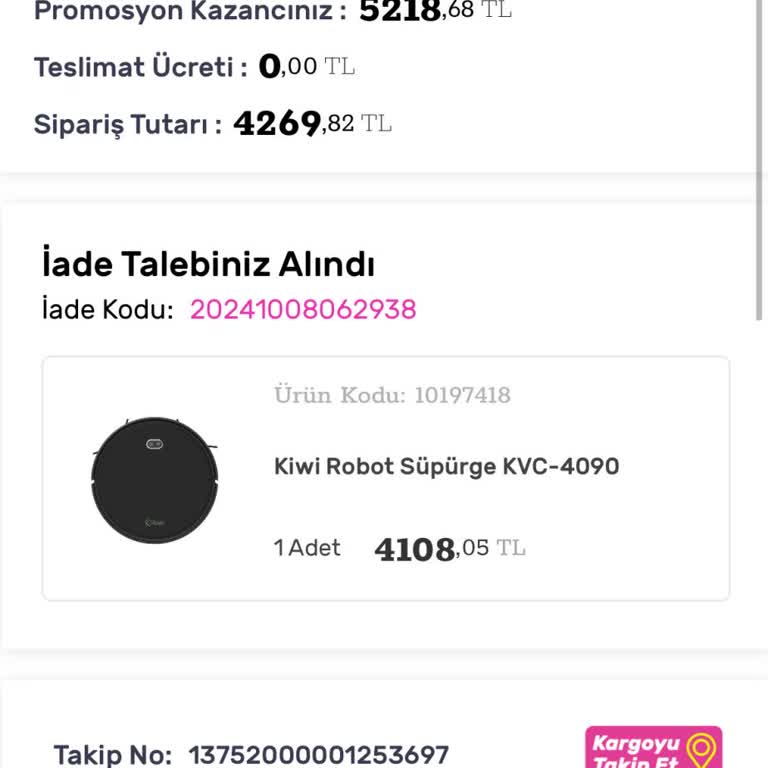 Kayıp Kargo ve Ücret İadesi Sorunu