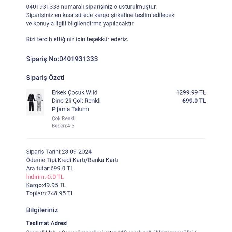 İndirimli Siparişin Sebepsiz İptali