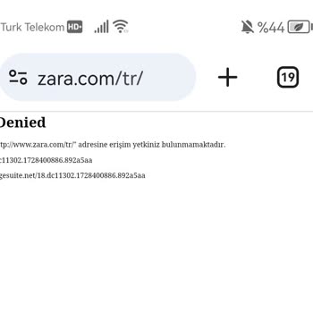 Zara İade Sürecinde Erişim Sorunu