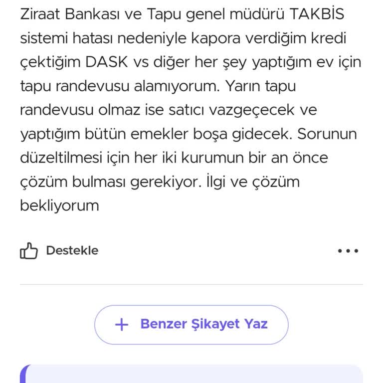 TAKBİS Hatası Nedeniyle Tapu Randevusu Alınamıyor: Acil Çözüm Bekleniyor