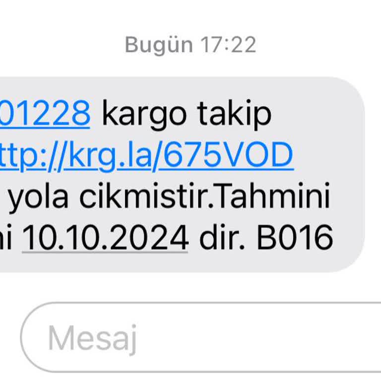 Beklenmedik Kargo Bildirimi ve Yanıltıcı Bilgilendirme