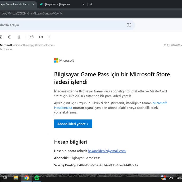 İptal Edilen Xbox Game Pass Üyeliği İçin Geciken Para İadesi Sorunu