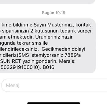 Atasun Optik'te Geciken Lens Teslimatı ve Müşteri Mağduriyeti