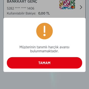 Harçlık Avansı Sorunu ve Müşteri Hizmetleri Yetersizliği