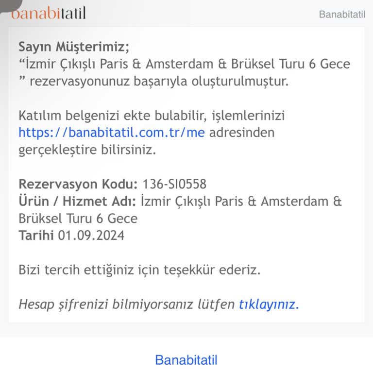 Tatil İptali Sonrası Geri Ödeme Sorunu