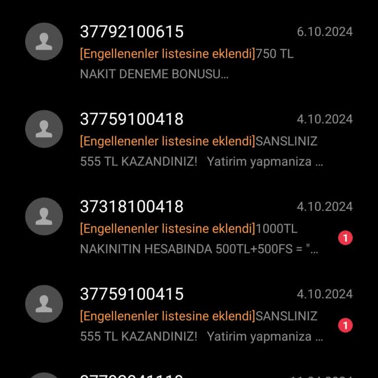 Vodafone'da Sürekli Gelen İstenmeyen Mesaj Sorunu