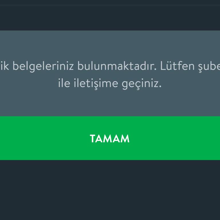 CepteTeb Mobil Giriş Sorunu ve Şube Yönlendirmesi