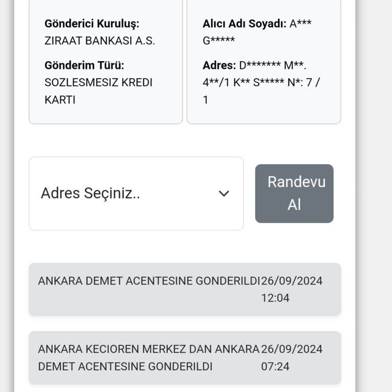 Kart Teslimatında Sürekli Gecikme