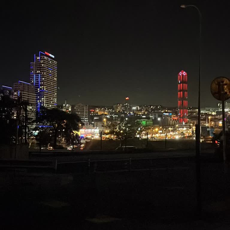 Haramidere Otobüs Durağındaki Aydınlatma Sorunu