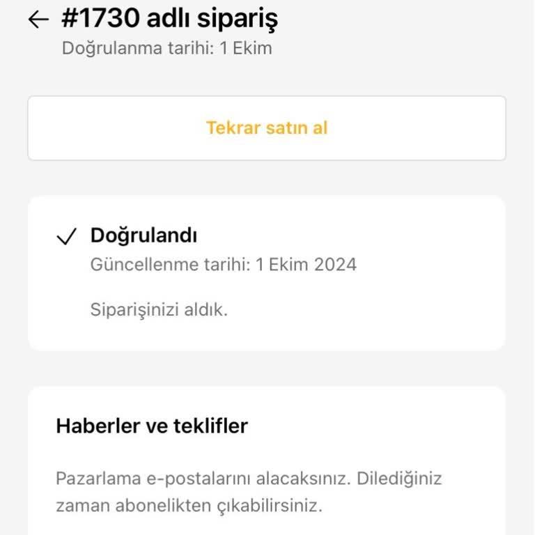 Grond Jewelry: Sipariş İptali ve İletişim Eksikliği